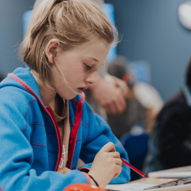 Primary school student tutoring NumberWorksnWords